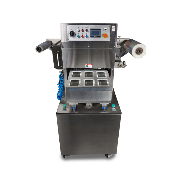 Полуавтоматический запайщик лотков HVT-550M/6 (нерж., СКИН)