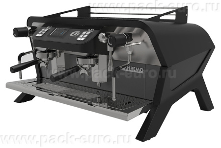 Кофемашина Sanremo F18 2 высокие гр. чёрная матовая от компании Европактрейд