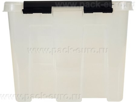 Ящик п/п 210х170х140 мм с крышкой и клипсами, 3 л. прозрачный, код: 18691, арт. Rox Box 3