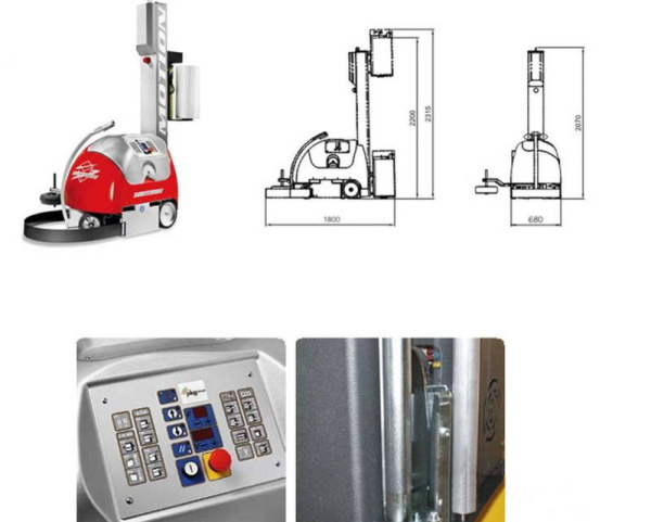 Мобильный паллетоупаковщик PKG E-Motion EB, арт. PKG Motion-EB  Мобильный паллетоупаковщик PKG E-Motion EB, арт. PKG Motion-EB
