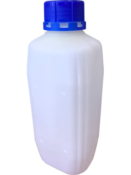 Бутыль 1л. квадратная, с пробкой,  неокрашенный, арт. ПБк 1х