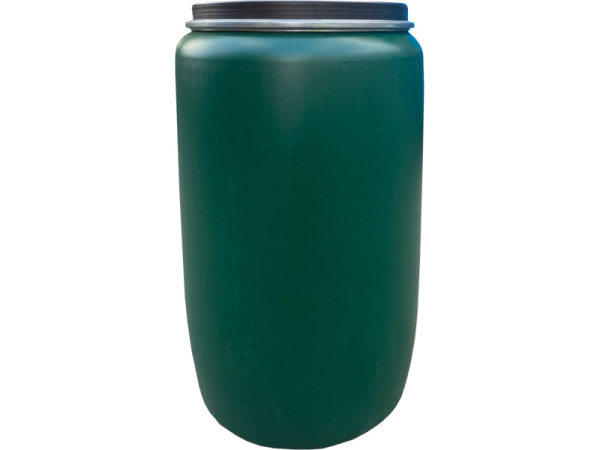 Пластиковая бочка 227 литров с крышкой, арт.: БП 227о, код: 08848, арт. БП 227о