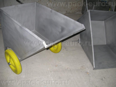 Тележка ковшовая “Рикша” 250 л AISI 430