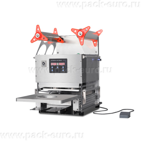 Автоматический запайщик лотков HL-95A  (уголок для открывания, таймер) (под стакан d 150 мм)