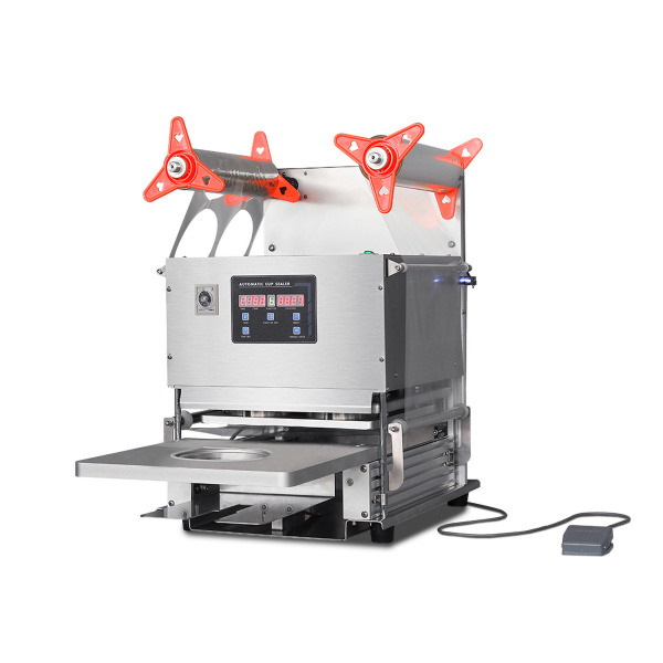 Автоматический запайщик лотков HL-95A  (уголок для открывания, таймер) (под стакан d 150 мм) Автоматический запайщик лотков HL-95A  (уголок для открывания, таймер) (под стакан d 150 мм)