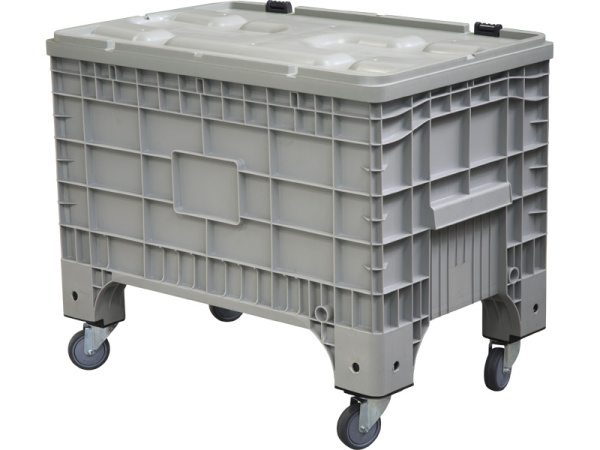 Big Box 1017х636х793 мм на колёсах с крышкой на петлях серый, арт. B-Box 1065 Mini серый WСH Big Box 1017х636х793 мм на колёсах с крышкой на петлях серый, арт. B-Box 1065 Mini серый WСH