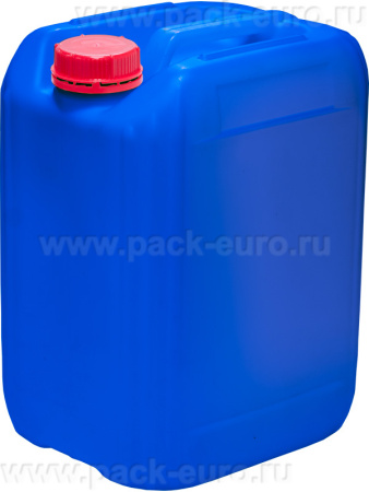 Пластиковая канистра 21,5 литра, арт. КП 21,5п синий цвет