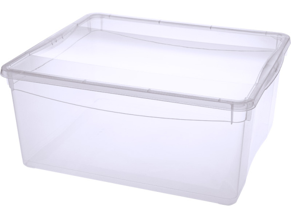 Ящик 400х335х170 18 л. "Кристал"  прозрачный, арт. crystal 18 Ящик 400х335х170 18 л. "Кристал"  прозрачный, арт. crystal 18