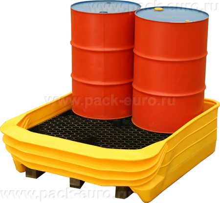 Емкость эластичная для 2-х бочек 1500 х 1300 х 440, арт. ПдО-У Б4