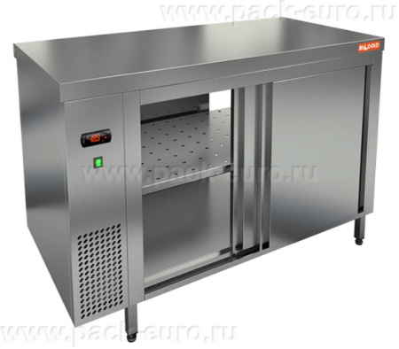 TS T 14 GN O (1400x700x850) тепловой стол-купе сквозной островной, HICOLD RUS, арт. 287129 от компании Европактрейд