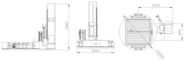 Автоматический паллетоупаковщик «PRIDE D», арт. Pride D