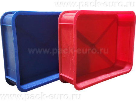 Ящик сплошной 430×330×110 мм, объем 12 л., арт.: 405, синий, код: 00432, арт. 405