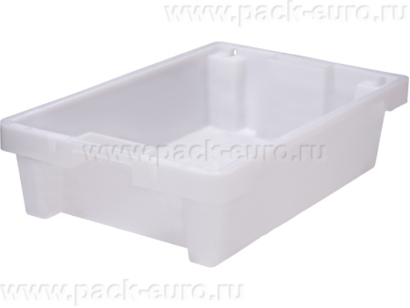 Ящик полимерный 600х400х150 сплошной с отверстиями, код: 32948, арт. 225 М