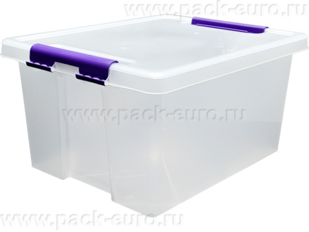 Ящик 500х390х255 с крышкой на клипсах, код: 29635, арт. Rox Box Home 36