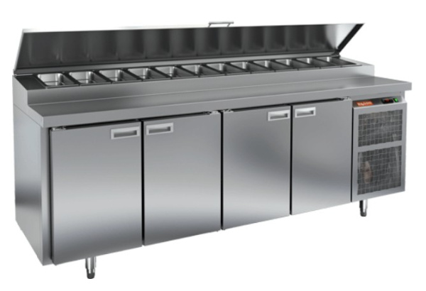 PZ1-1111/GN (1/3H) стол для пиццы охл.(+2+10), 4 двери, 2280х700х850мм, глубина раб.пов. 324мм, арт. 286705 от компании Европактрейд PZ1-1111/GN (1/3H) стол для пиццы охл.(+2+10), 4 двери, 2280х700х850мм, глубина раб.пов. 324мм, арт. 286705 от компании Европактрейд