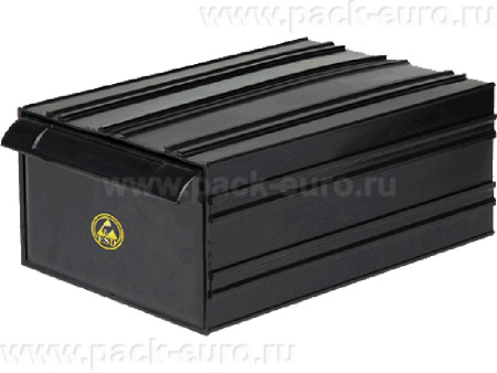 Ящик 306х212х126 антистатический, код: 40574, арт. PD 501 ESD