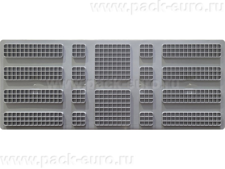 Ящик сплошной 1000×400×230 мм, объем 70 л., арт.: 817.01, серый, код: 09971, арт. 817.01