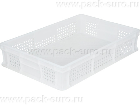 Ящик 600х400х120 мороз. перфорированный, без ручек  неокрашенный, арт. 704.01.02 м