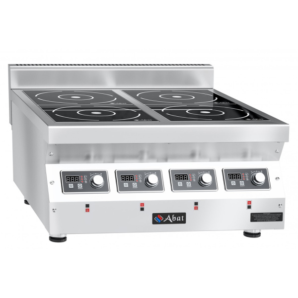 Плита индукционная 4-х конфорочная КИП-47Н-3,5, настольная арт. 71000019568