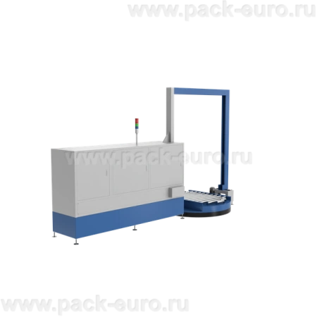 Стреппинг-машина PZO VSA-185R для вертикальной обвязки паллет с поворотной платформой