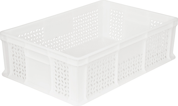 Ящик 600х400х180 мм перфорированный без ручек неокрашенный морозостойкий, арт. 706.01.02 м Ящик 600х400х180 мм перфорированный без ручек неокрашенный морозостойкий, арт. 706.01.02 м