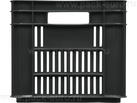 Ящик перфорированный 500×300×264, арт.: 112, объём 39.6, чёрный, код: 01305, арт. 112 ВС
