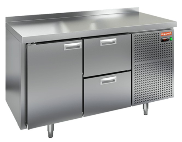 SN 12/BT стол охл.(-10-18), 1 дверь, 2 ящика, 1390х600х850мм, HICOLD RUS, арт. 282777 от компании Европактрейд
