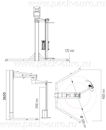 Паллетоупаковщик Pride Wing 2400
