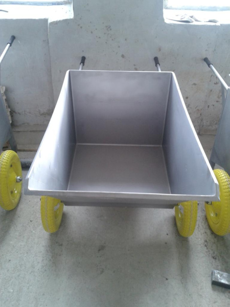 Тележка ковшовая “Рикша” 250 л AISI 430 Тележка ковшовая “Рикша” 250 л AISI 430