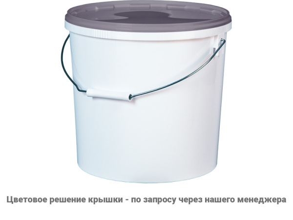 Ведро пластиковое 15 л с металл. ручкой, арт. ВП 15к, код: 05018, арт. ВП 15к
