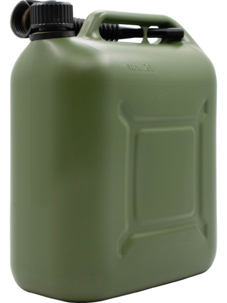 Канистра 20л для хранения и перевозки топлива, бензина, арт. КП-ГСМ 20 зеленая Канистра 20л для хранения и перевозки топлива, бензина, арт. КП-ГСМ 20 зеленая