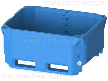 Контейнер 400л. изотермический, без крышки синий, арт. ТР 400
