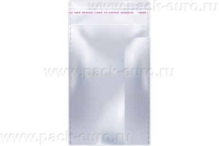 Полипропиленовый пакет с клеевым клапаном 220x300 мм