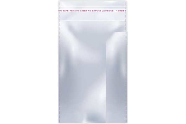 Полипропиленовый пакет с клеевым клапаном 220x300 мм