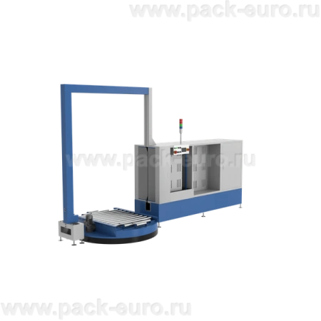 Стреппинг-машина PZO VSA-185R для вертикальной обвязки паллет с поворотной платформой