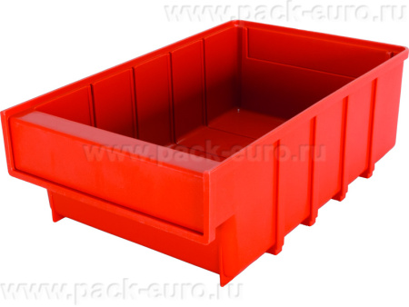 Ящик п/п 300x185x100 красный, арт. 6002