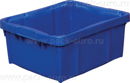 Ящик перфорированный 480×393×220 мм, объем 30 л., арт.: 304 м, синий, код: 00406, арт. 304 М