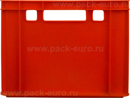 Ящик сплошной 600×400×300 мм, объем 51 л., арт.: 210, красный, код: 00395, Е3 (евроформат), арт. 210
