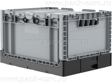 Ящик 400х300х240 сплошной, складной, с крышкой , код: 38794, арт. B-4324K