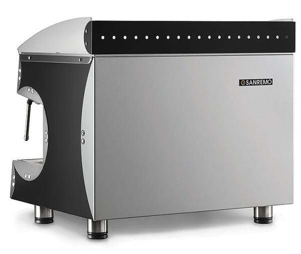 Кофемашина Sanremo Capri SED DLX (автомат) 2 гр. чёрная