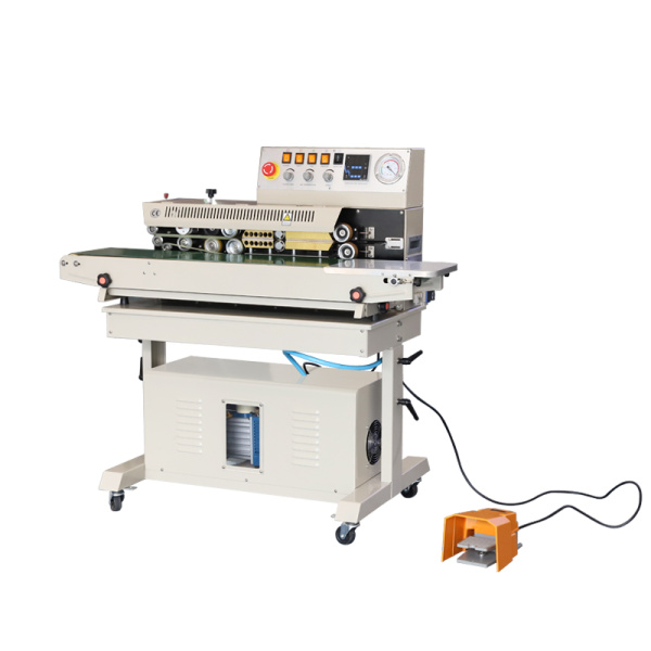 Конвейерный запайщик с функцией откачки воздуха и наполнения воздухом FRM-980ZQ Конвейерный запайщик с функцией откачки воздуха и наполнения воздухом FRM-980ZQ