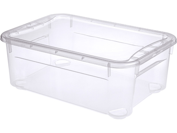 Ящик 389х275х145 10л. "Кристал" прозрачный, арт. crystal 10