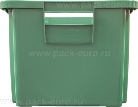 Ящик мясной 600х400х300 сплош. зеленый, арт. 218-1