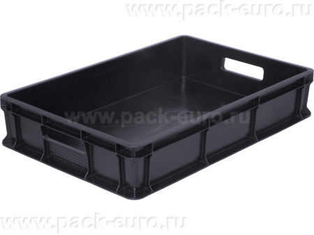 Ящик 600x400x120 с ручками сплошной, код: 23816, арт. 704.03.01