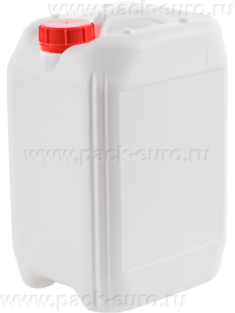 Канистра п/э 290х238х384 18,4л. штабелируемая, с пробкой неокрашенный, арт. КП 18,4