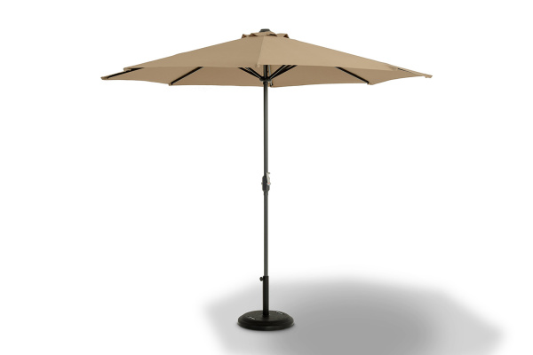 "Джулия" зонт садовый 3х3м на центральной опоре, тент бежевый от компании Европактрейд