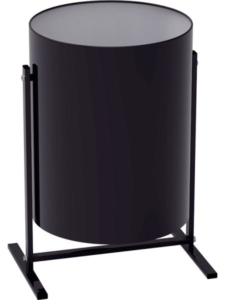 Урна металл 25л. разборная чёрный, арт. УРТ-25 черный