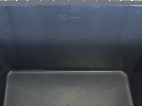 Емкость 30л. строительная, прямоугольная, без крышки, код: 40843, арт. Емкость 30 прямоугол