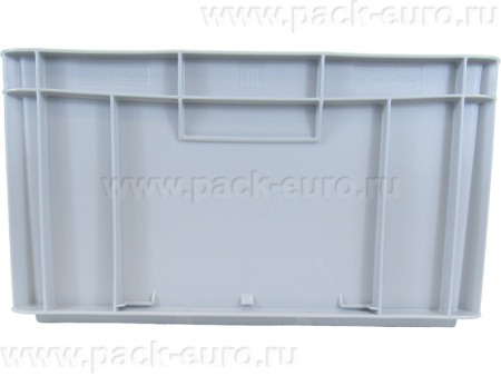 Ящик сплошной 600×400×220 мм, объем 44 л., арт.: ЕС 6422.2, серый, код: 24781, арт. ЕС 6422.2
