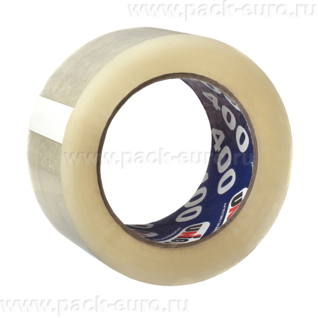 Клейкая лента упаковочная 72 мм х 66 м, 40 мкм, UNIBOB 400 (прозрачная) без упаковки
